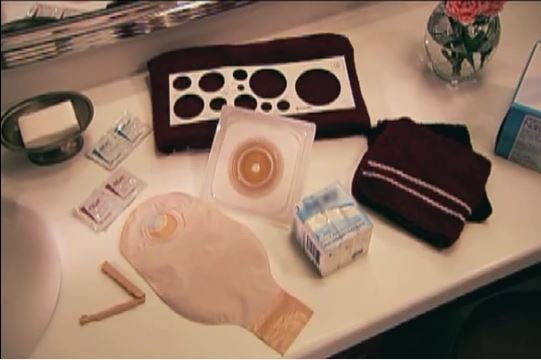a table with objects on it