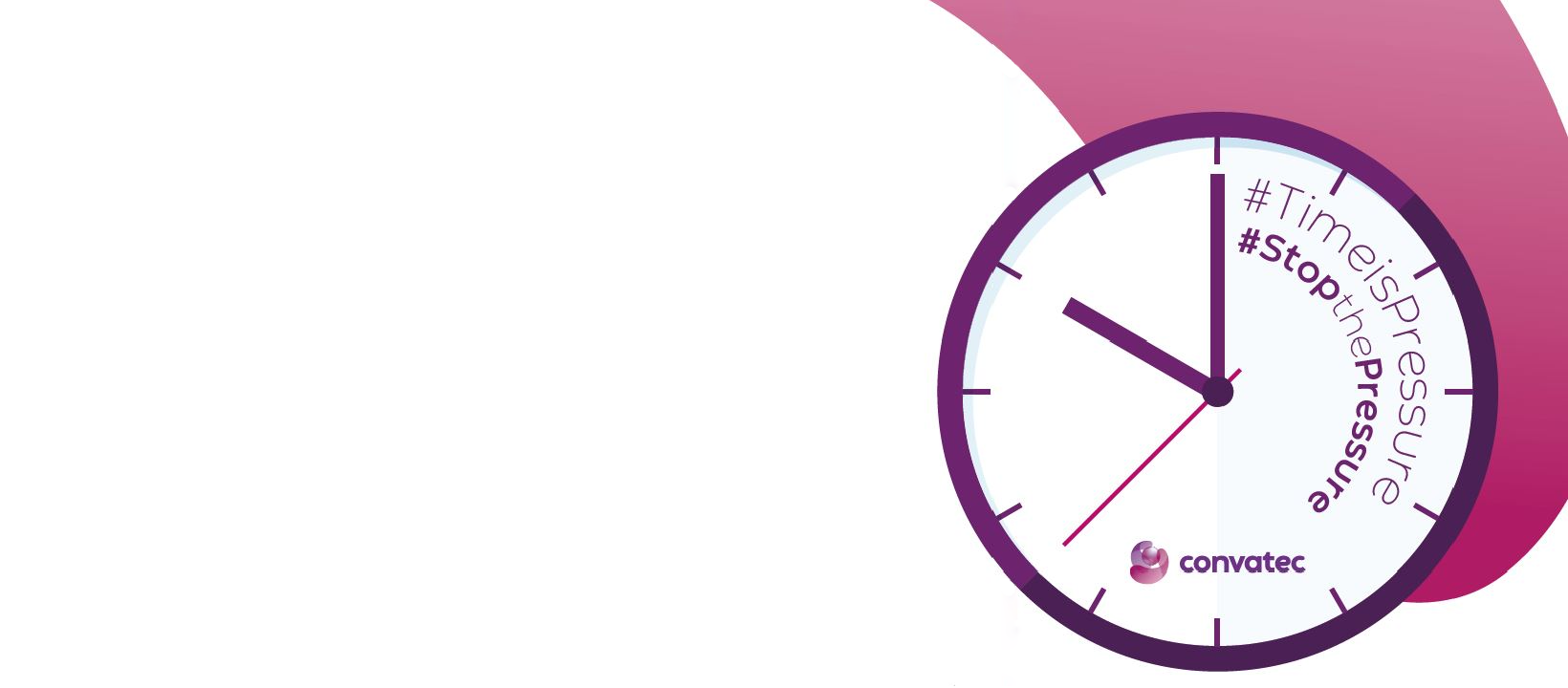 a clock with a red face